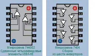Рис 496 Цоколевка микросхем семейства 74хх с двумя четырехвходовыми - фото 383
