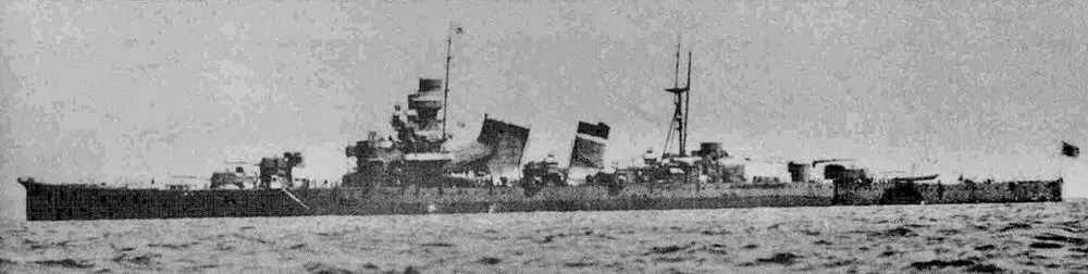 Аоба в 1935 году Кинугаса в середине 30х годов до модернизации - фото 101