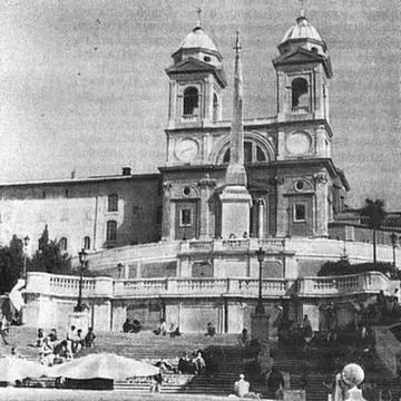 ПЛОЩАДЬ ИСПАНИИ В РИМЕ Фото автора 1977 г ВИД НА РИМ С ХОЛМА МОНТЕ ПИНЧИО - фото 64