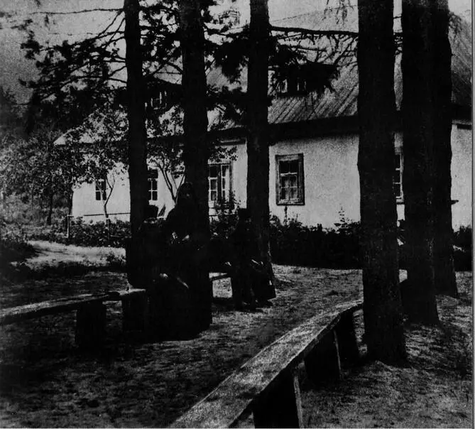 В скиту Гимназистка Надежда Павлович 1912 год ЛА Бруни - фото 45