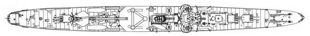 ЛКР Агано на 1942 г З 6 1524мм 50 тип 41 мод А1 Угол - фото 135