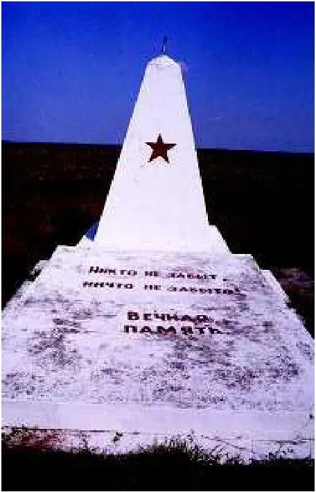 Памятный знак на месте гибели и захоронения евреев с Березовка Раздольненского - фото 3