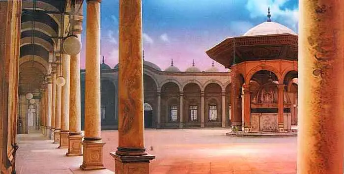 Внутренний двор мечети Мухаммеда Али Ее площадь около тысячи квадратных - фото 8