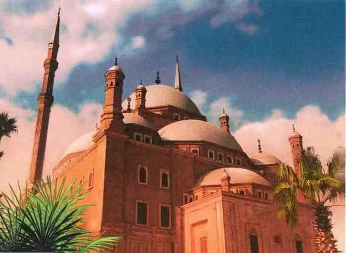 Мечеть в цитадели Саладина Стены Цитадели Храм в Луксор - фото 10