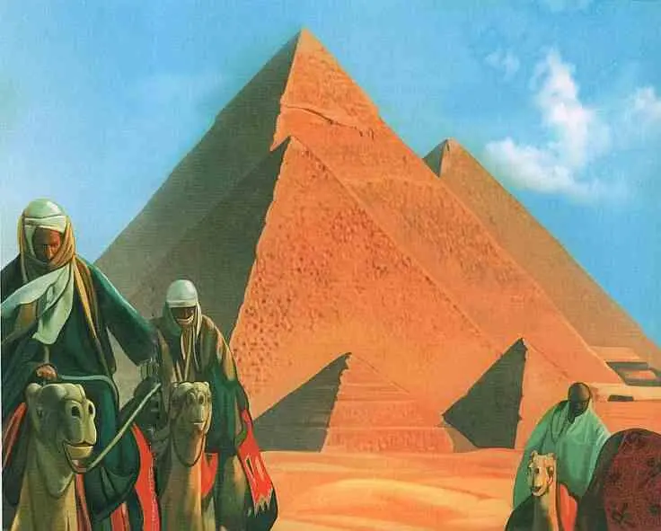 Пирамиды Гизы Пирамида занимает площадь около 10 футбольных полей Внутри три - фото 16