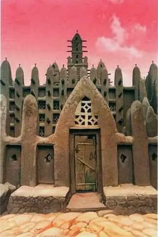 Мечеть Тимбукту Цветастые наряды малиек Племя догонов издавна обитающее на - фото 73