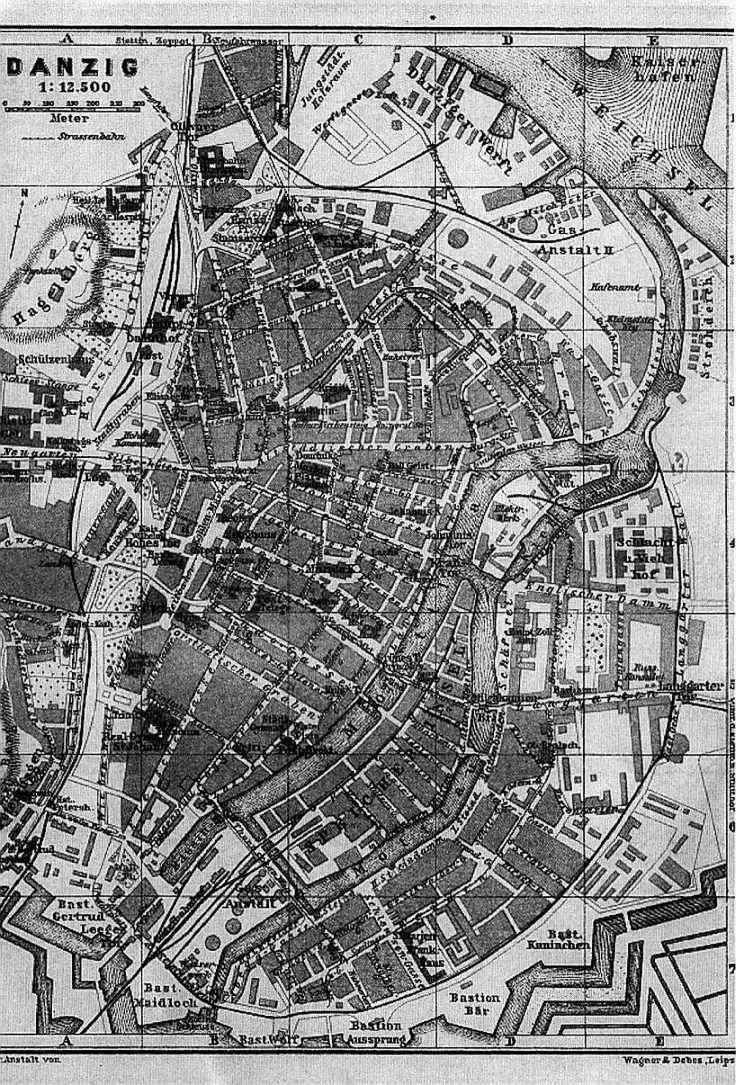 Карта Данцига За пишущей машинкой Берлин 196061 г Рисунок к Собачьим - фото 16