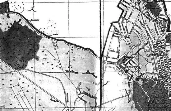 Деревня Волково на карте Ленинграда 1939 г На полпути между Коломягами и - фото 42