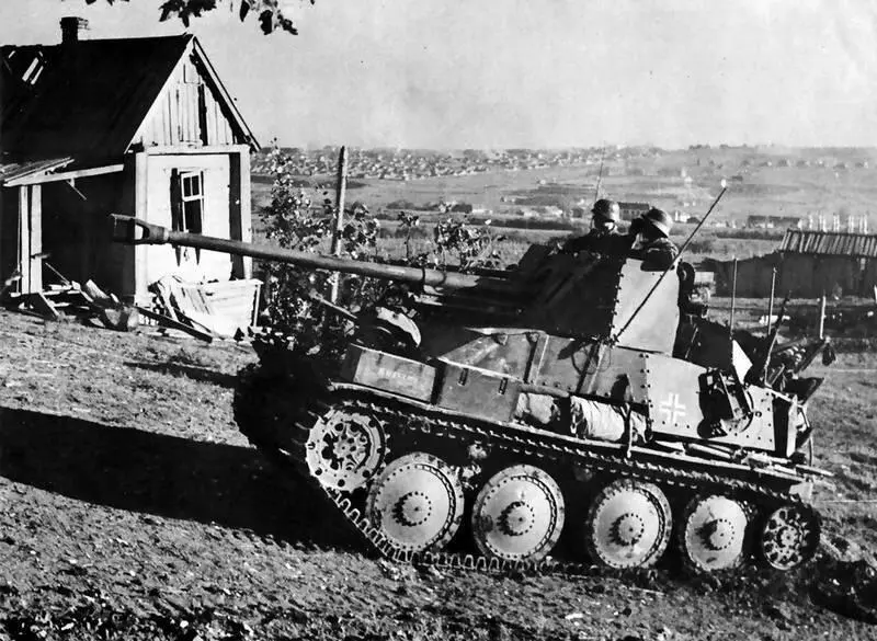 САУ Мардер ранних серий выпуска с 762мм орудием Эти самоходки стали одним - фото 67