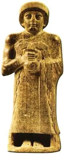 Статуя правителя Лагаша Гильгамеш Город Аккад А - фото 23