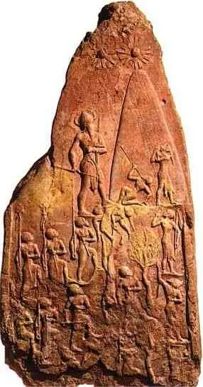 Барельеф восхваляющий победу аккадского царя НарамСина Сбор урожая - фото 29