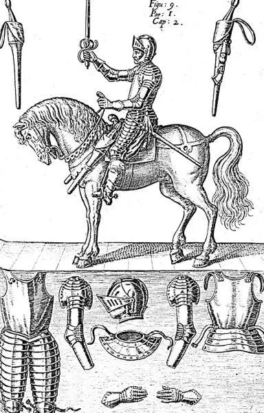 Иллюстрация из книги Иоганна Якоби Валльгаузена Kriegskunst zu Pferdt 1616 - фото 212
