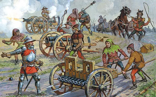 Средневековая полевая пороховая артиллерия XIVXV века Иллюстрация - фото 412