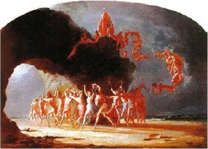 Ричард Дадд Снизойди на эти жёлтые пески 1842 г На полотнах Дадда - фото 29