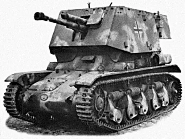 47 cm PaKt auf Panzerkampfwagen 35Rf 88 cm Flak 18 Selbstfahrlafette auf - фото 52