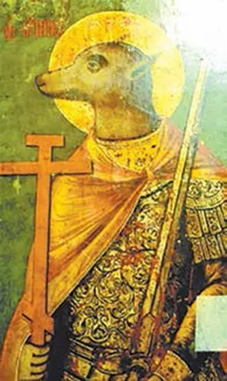 Рис 12 Фреска Ярославской церкви Николы Мокрого Рис 13 Святой - фото 55