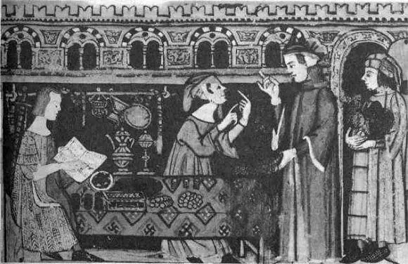 Лавка енудзского менялы Миниатюра из рукописи конца XIV в Фототека - фото 150