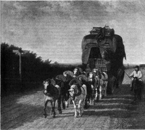 Почтовопассажирские перевозки в Ладлоу Шропшир Картина ЖЛАгасса - фото 95