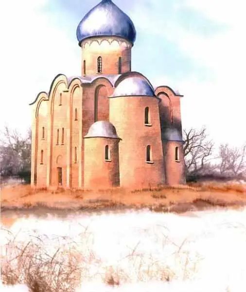 Церковь СпасаНередицы Фрески церкви СпасаНередицы На горе Нередице - фото 43