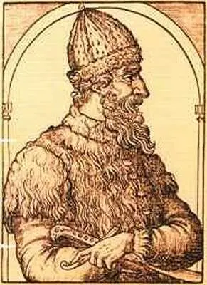 Иван III старинная гравюра Возник при Иване и общерусский свод законов - фото 73