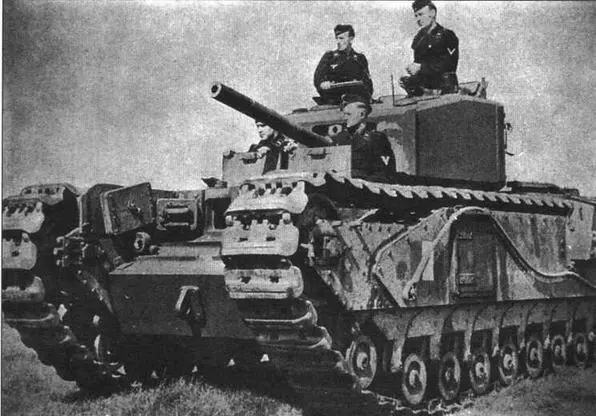 Танк Черчилль III с немецким экипажем 23 танка Черчилль были захвачены - фото 104