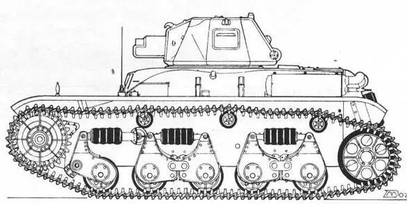 Panzerkampfwagen 35Rf Легкий танк 35R 731f из состава 12й танковой роты - фото 24