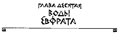 ГЛАВА ДЕСЯТАЯ ВОДЫ ЕФРАТА Пыльное небо раскаленным медным котлом опрокинулось - фото 21