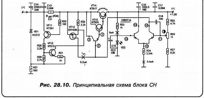 Как легко видеть в одном блоке объединены три автономные стабилизированные - фото 163