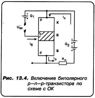АНо на принципиальных схемах транзистор всегда изображается иначе - фото 79