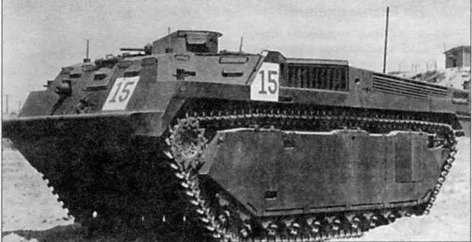 Плавающий бронетранспортер LVT3C Модернизация началась в 1949 году на - фото 49