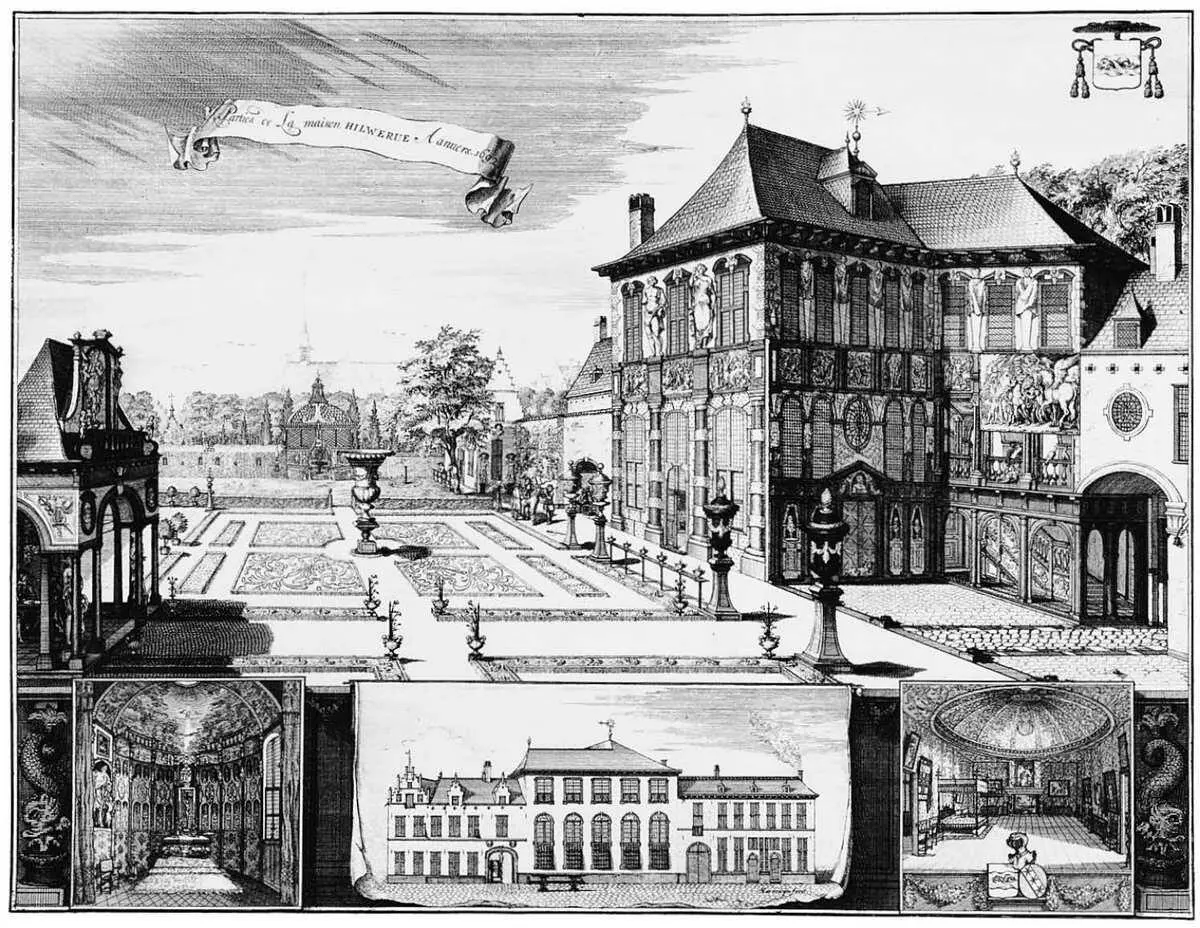 Якоб Харревейн по оригиналу Якоба ван Круса Вид дома и сада Рубенса 1692 - фото 63
