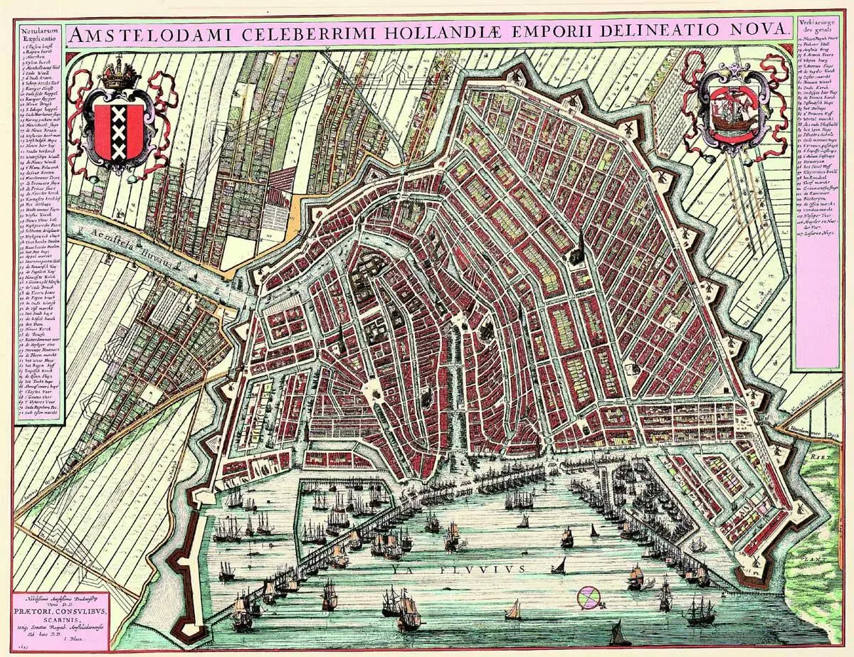 Ян Блау Карта Амстердама 1649 Частная коллекция Впрочем эта иллюзия - фото 137