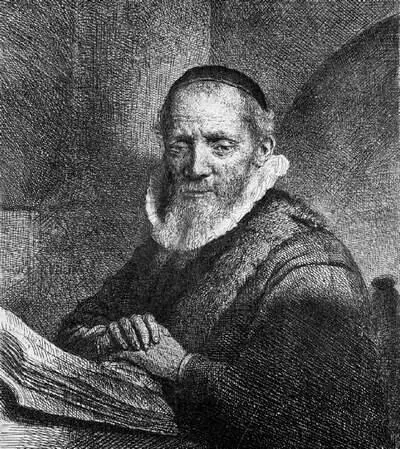 Рембрандт ван Рейн Портрет Иоганнеса Корнелиса Сильвия Ок 1633 Офорт - фото 151