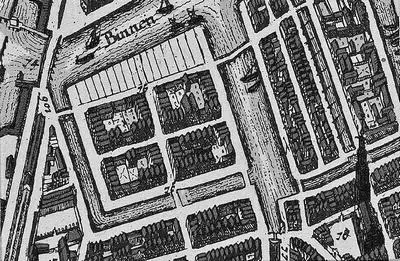 Ян Блау Карта Амстердама фрагмент 1649 Частная коллекция Однако своими - фото 210
