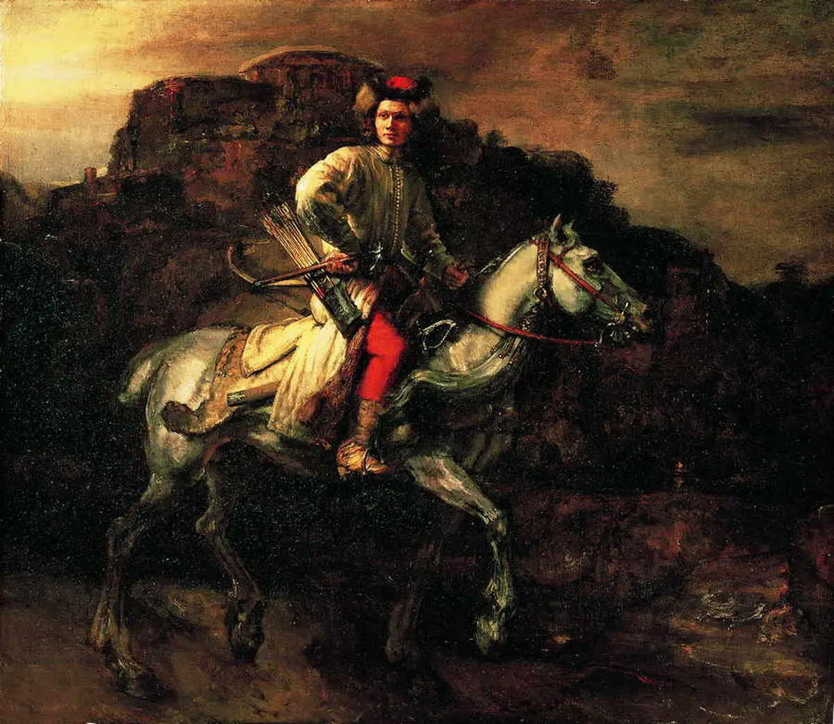 Рембрандт ван Рейн Польский всадник Ок 1657 Холст масло 1168 1349 см - фото 320