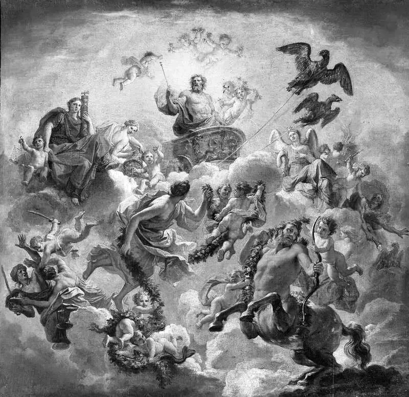 Н Куапель Юпитер на колеснице между Правосудием и Благочестием 16721674 гг - фото 169