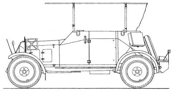 Kfz14 Бронеавтомобили Kfz13 и Kfz14 второй в колонне на маневрах - фото 7