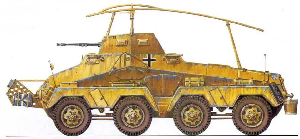Тяжелый бронеавтомобиль SdKfz2328Rad 5й разведывательный батальон 5й - фото 72