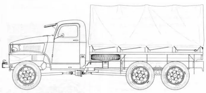 GMC CCKW353 БМ1316 на шасси GMC CCKW352 БМ1316 на шасси автомобиля - фото 114