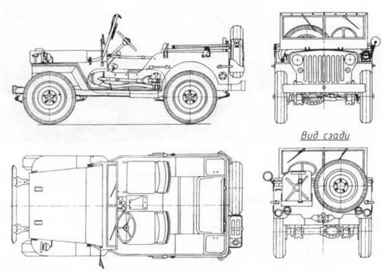 Willys МВ Автомобили Виллис буксирующие 45мм противотанковые пушки с - фото 77