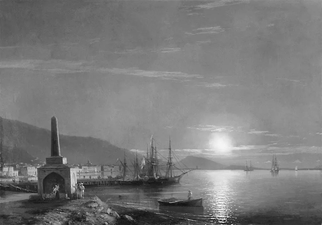 Восход солнца в Феодосии Художник И К Айвазовский 1855 г Глава XV - фото 14