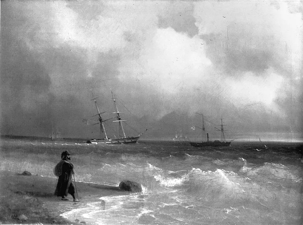 Этюд воздуха над морем 1835 г Одна из первых картин И К Айвазовского Это - фото 2