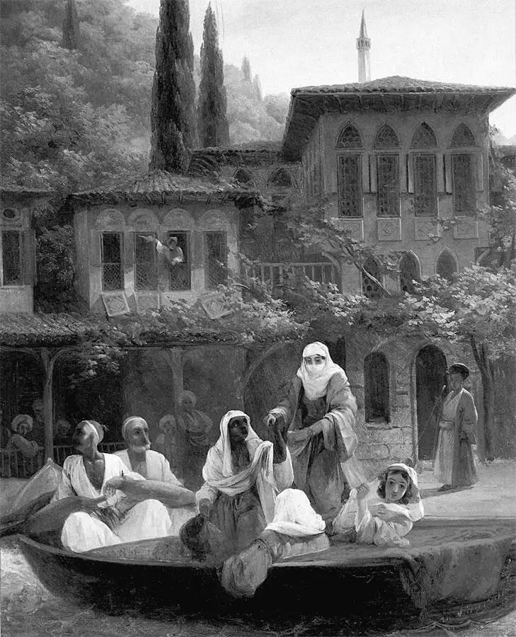 На лодке по Кумкапы в Константинополе Художник И К Айвазовский 1846 г По - фото 21