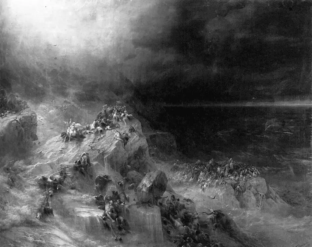 Всемирный потоп Художник И К Айвазовский 1864 г В настоящее время в - фото 22