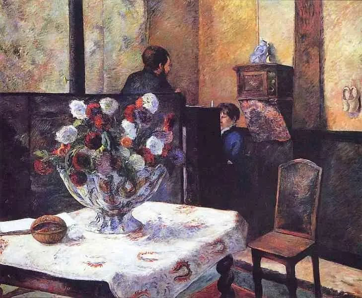 В доме на улице Карсель в Париже 1881 Ранние работы Гогена отличаются большой - фото 3