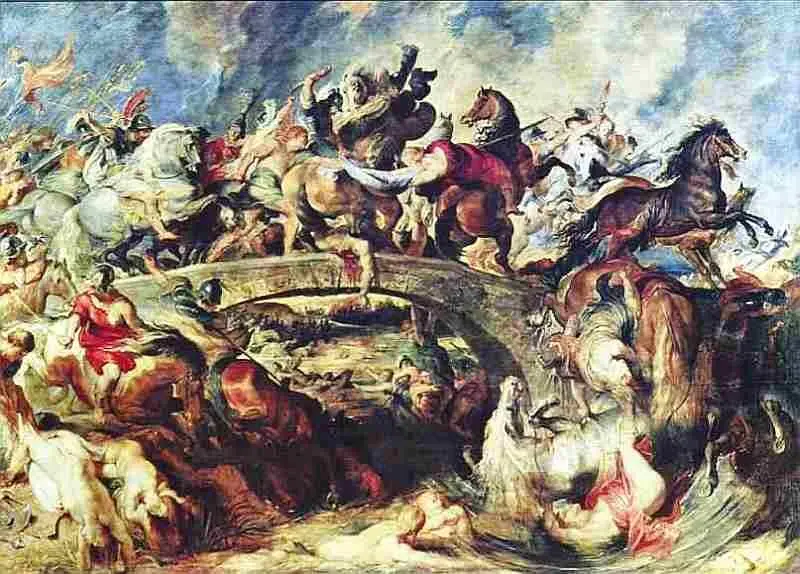 Битва с амазонками Около 1619 Первыми учителями Рубенса стали дальние - фото 10