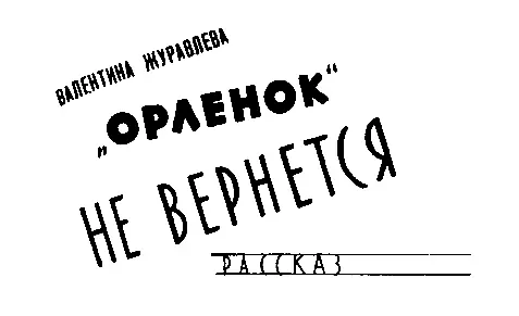 Валентина Журавлева ОРЛЕНОК НЕ ВЕРНЕТСЯ Мой друг мой далекий друг буду - фото 25