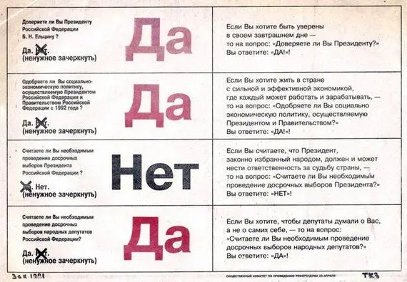 Референдум Даданетда В апреле 1993 года на очень важном референдуме - фото 100