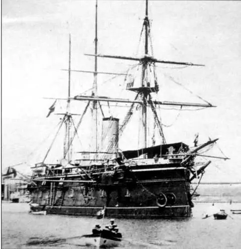 Броненосный фрегат Габсбург на верфи 1863 г Действия сторон с 25 июня по - фото 82