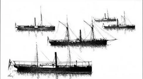 Австрийские канонерки 1864 г Адмирал Тегетгоф у корабельной пушки - фото 85